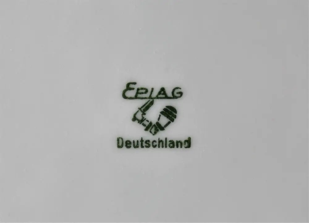 Рядък комплект от 12 бр. чинии Epiag Deutschland - antique