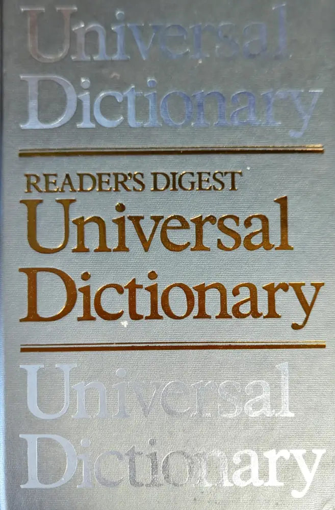 Reader’s Digest Universal Dictionary - Книги