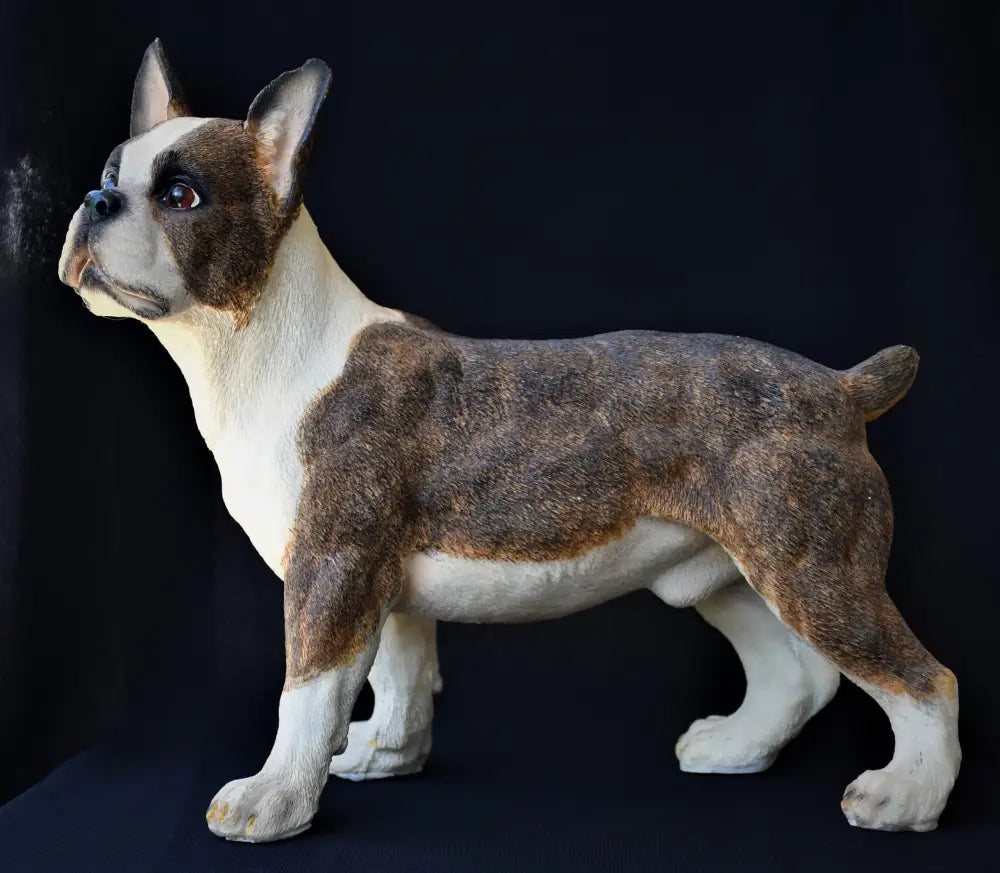Реалистична скулптура на Boston Terrier - antique
