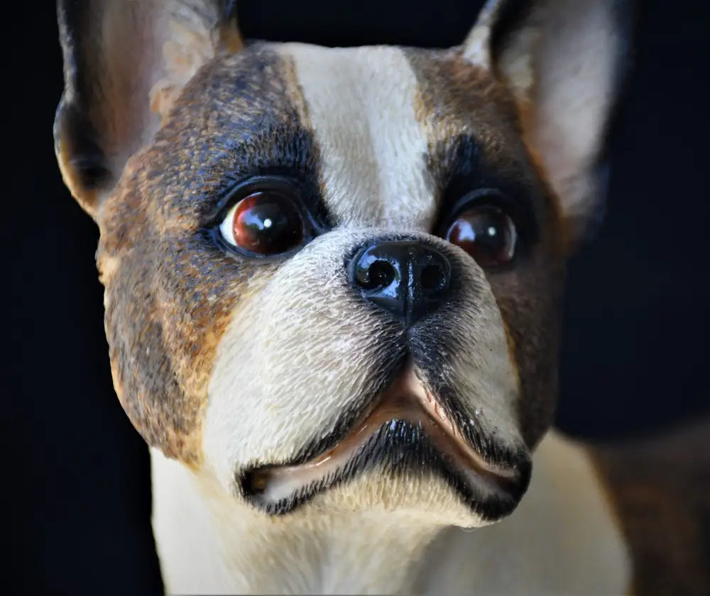 Реалистична скулптура на Boston Terrier - antique