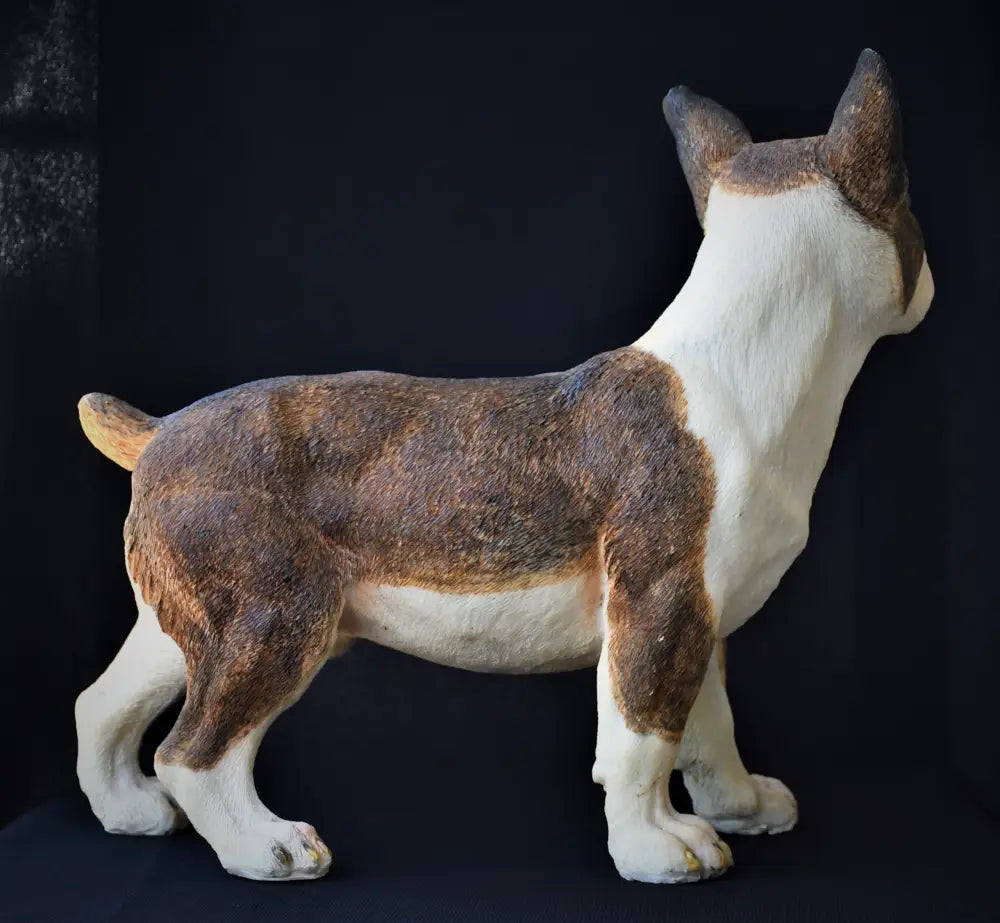 Реалистична скулптура на Boston Terrier - antique