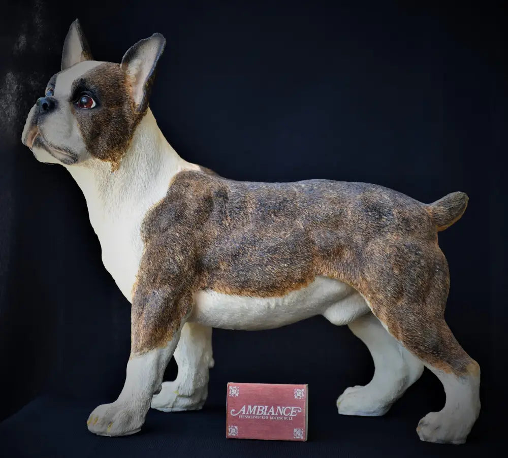 Реалистична скулптура на Boston Terrier - antique