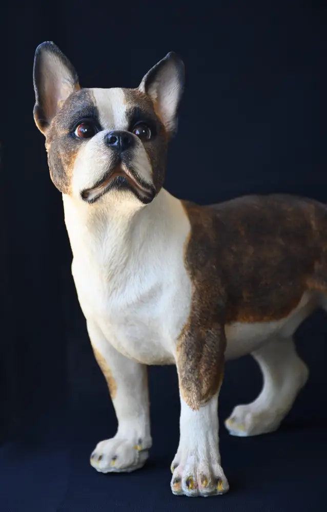Реалистична скулптура на Boston Terrier - antique