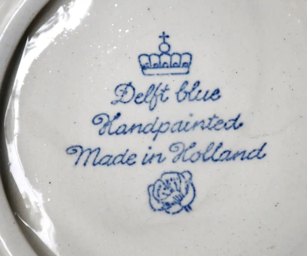 Рекламен пепелник на Delft Blue. Винтидж. - antique