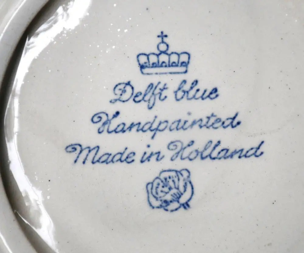 Рекламен пепелник на Delft Blue. Винтидж. - antique
