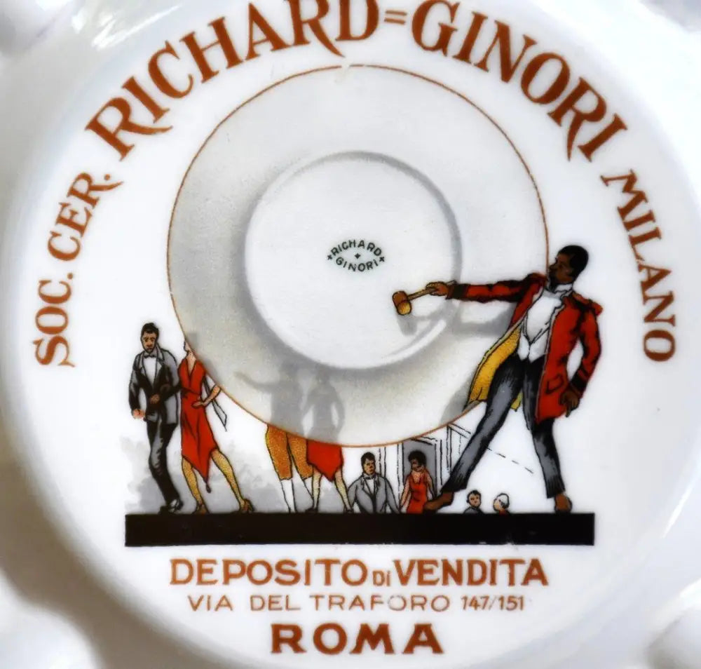 Рекламен пепелник на Ginori - antique