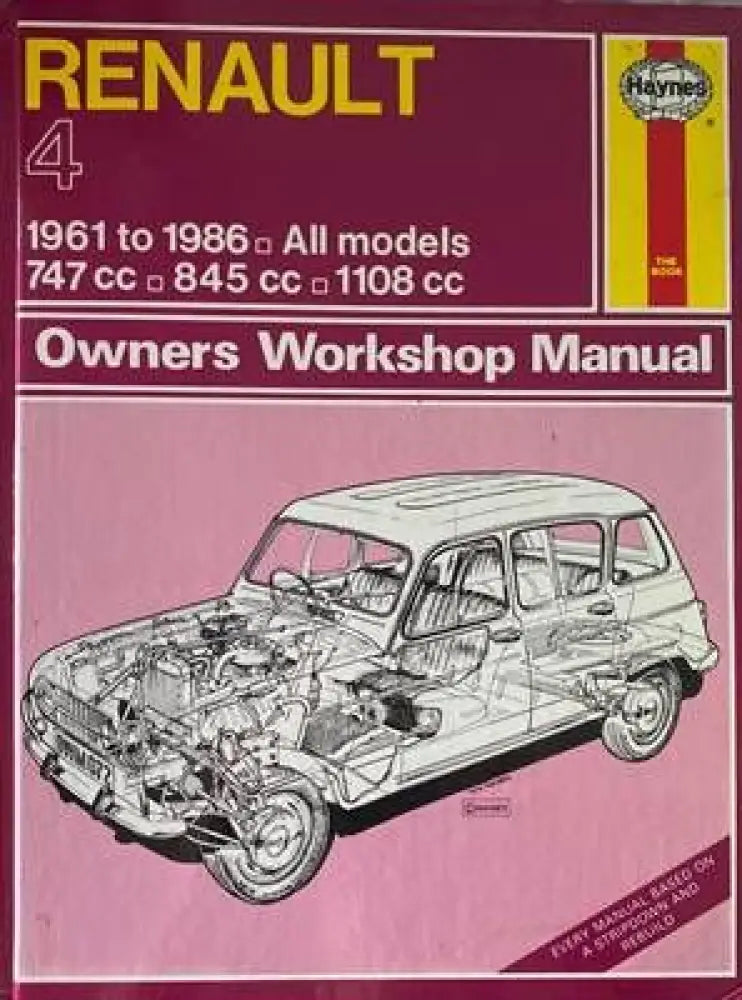 Renault 4 1961 to 1986. All models Owners Workshop Manual - Книги
