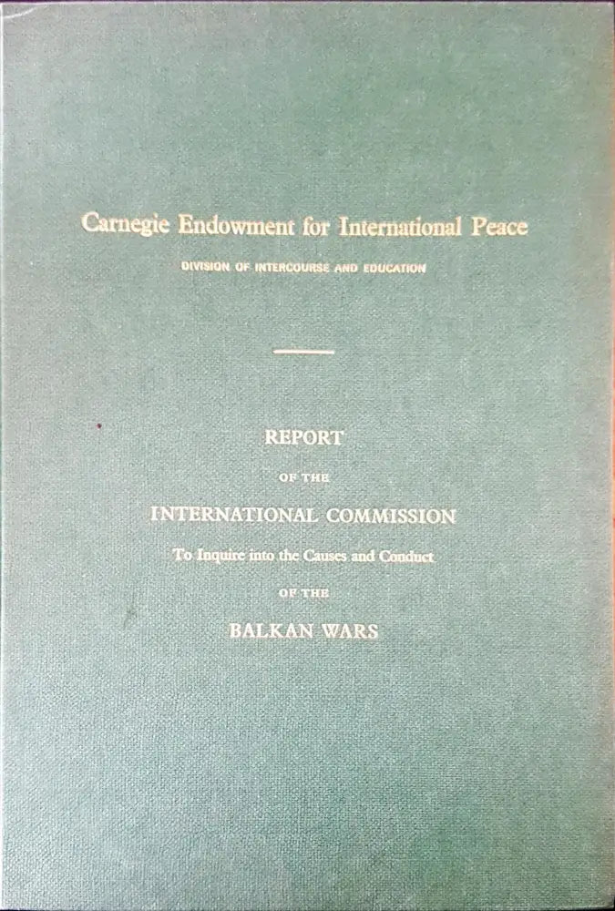 Report of the international commission - Книги