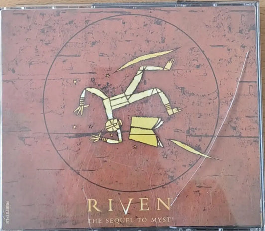 Riven the Sequel to Myst 5-CD - antique