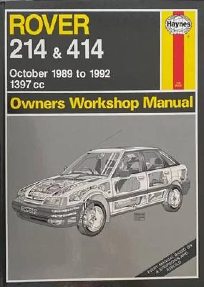 Rover 214 & 414 October 1989 to 1992 Owners Workshop Manual - Книги
