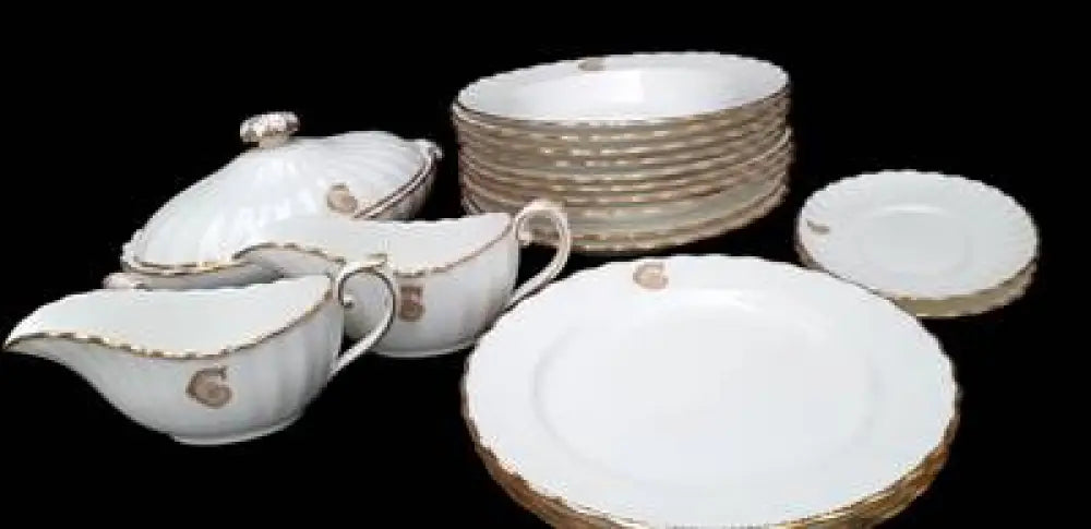 Руски порцеланов сет чаши за чай - antique