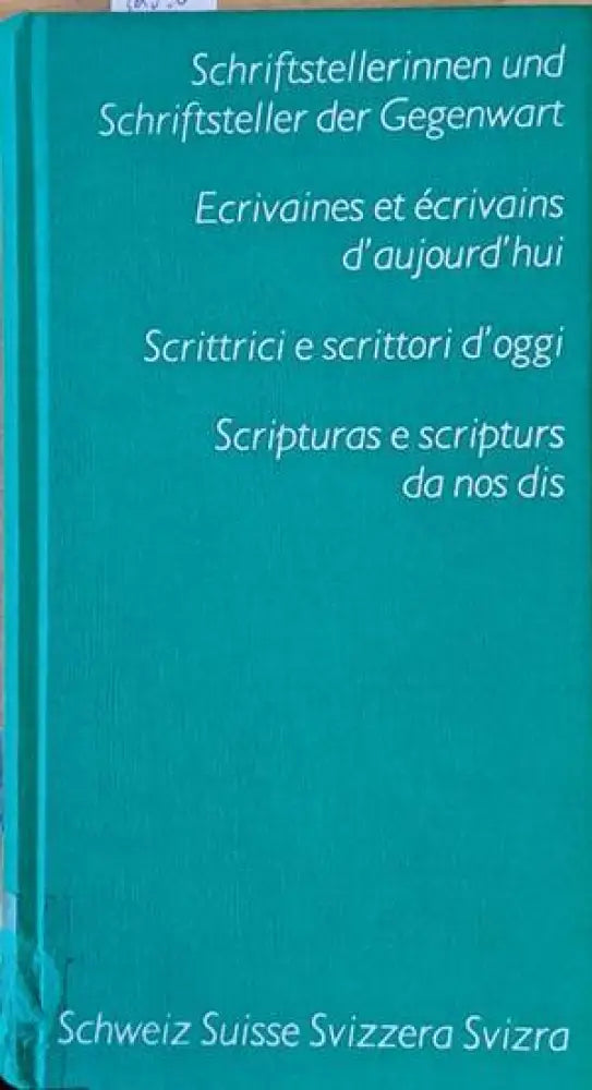 Schriftstellerinnen und Schritsteller der Gegenwart - Книги