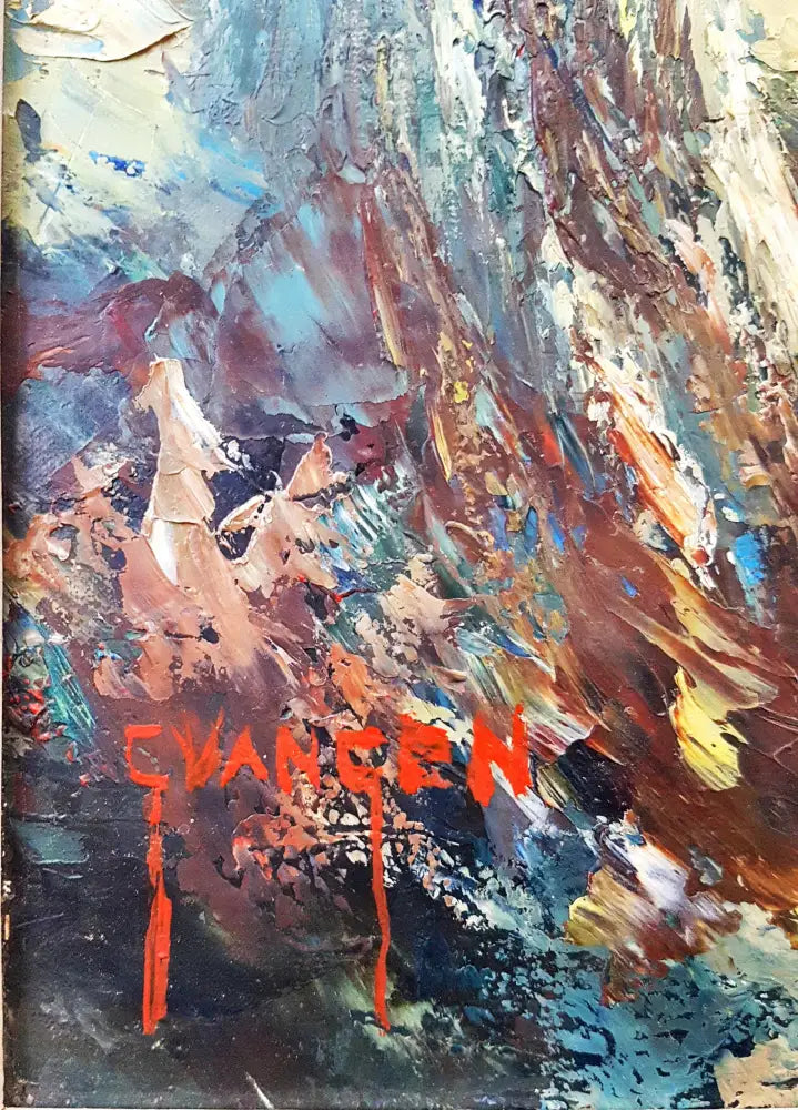 Слънчев горски пейзаж- масло от Cvancen (1194) - Картина