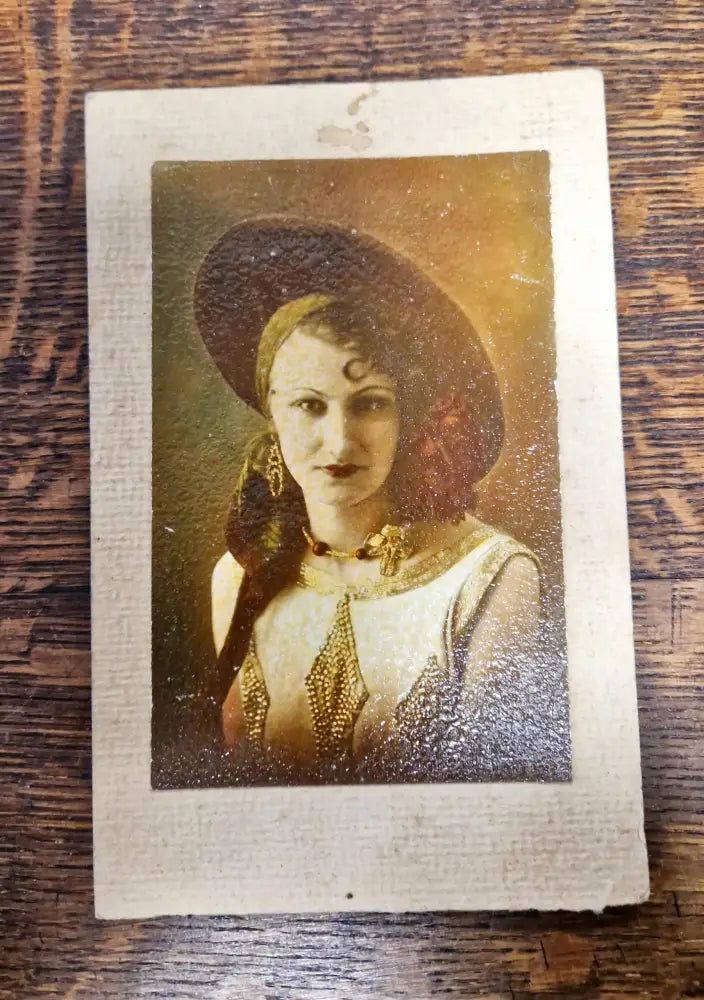 Снимка - Невена Дочева 1931 Граф Облигадо - antique