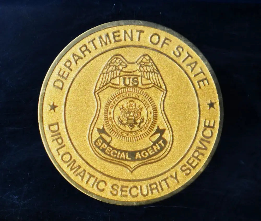 Special Agent Department Of State Diplomatic Security Service - кутия за визитки. - antique
