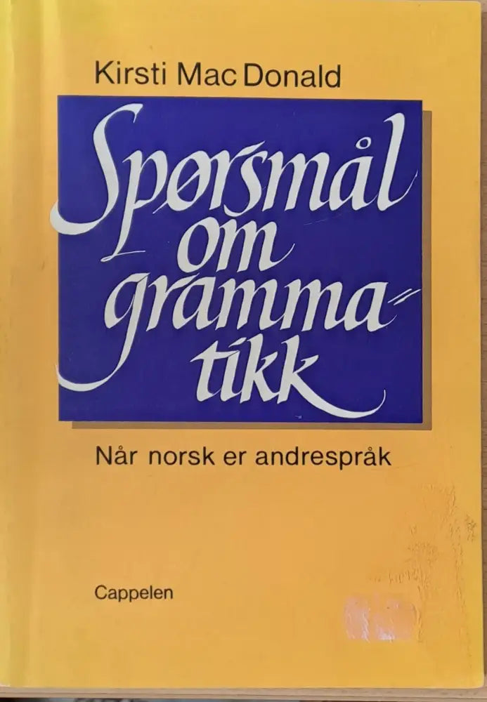 Sporsmal om grammatikk - Книги