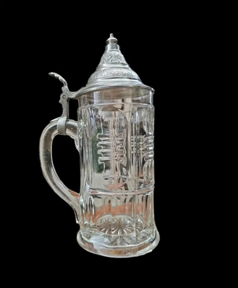 Стъклена халба с капак,вместимост 0,5L (484)