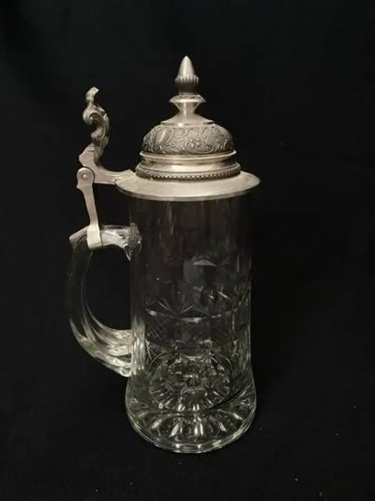 Стъклена халба с капак,вместимост 0,5L (510)