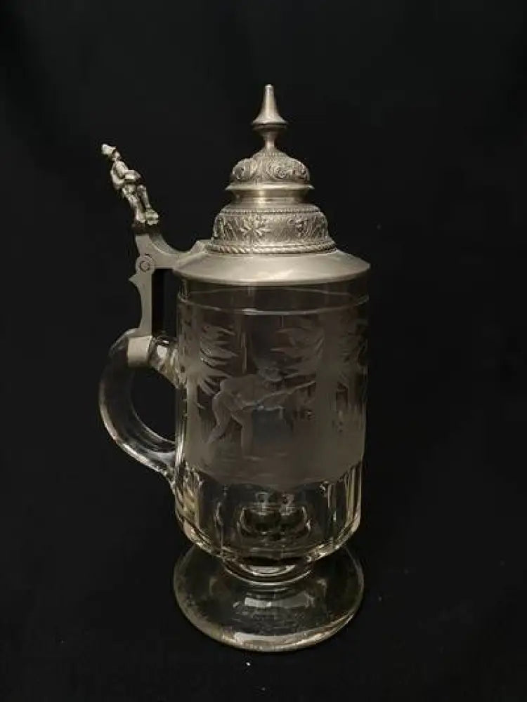 Стъклена халба с капак,вместимост 0,5L (511)