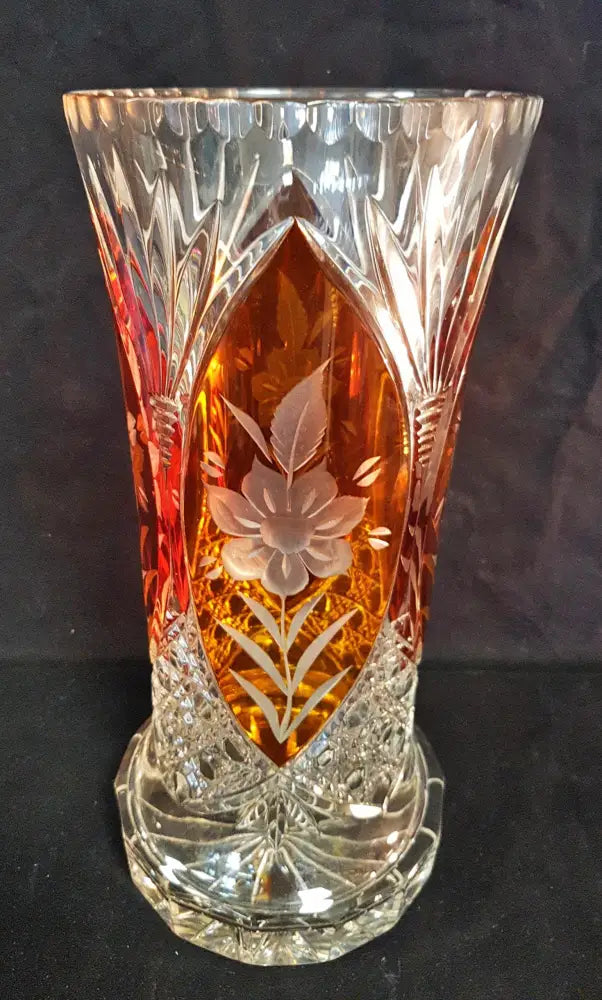Стъклена ваза Cristal d’Arques - antique