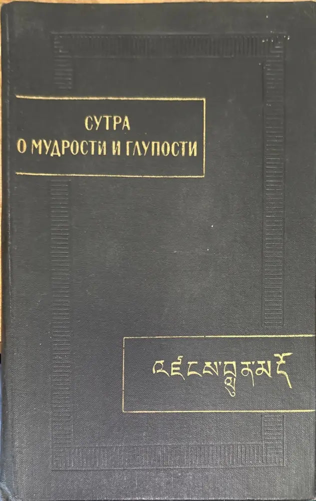 Сутра о мудрости и глупости (Дзанлундо) - Книга