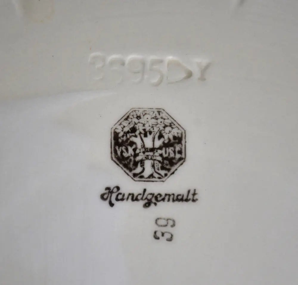 Швейцарска колекционна чиния на VSK USC. Ръчно рисувана. - antique