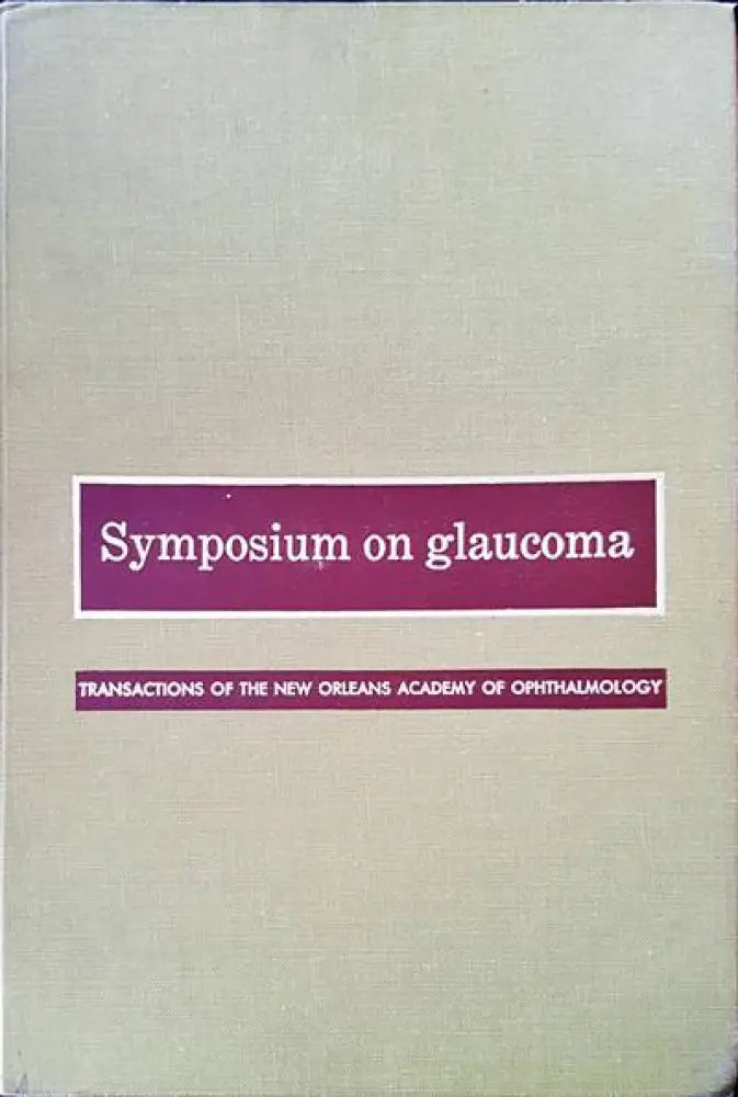 Symposium on glaucoma - Книги