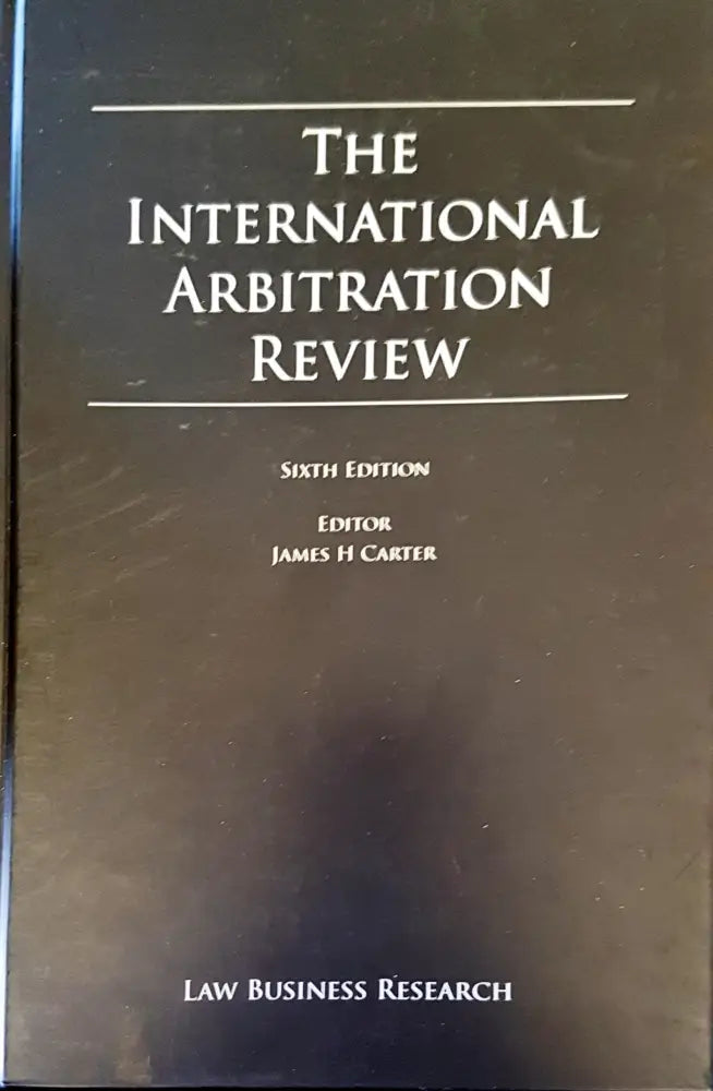 The international arbitration review - Книги