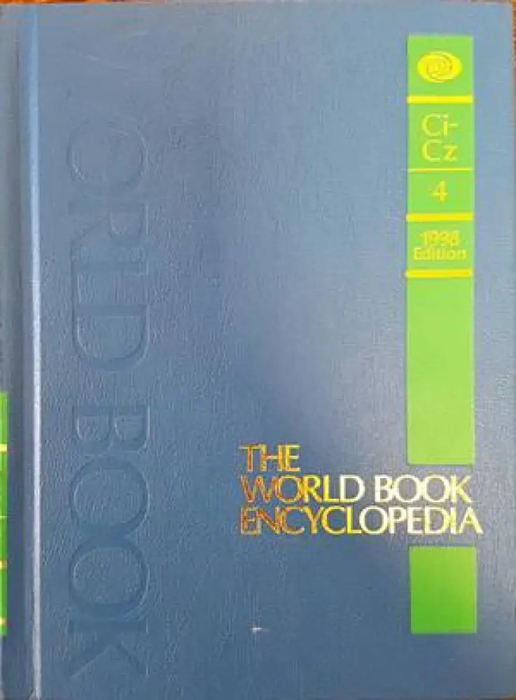 The World Book encyclopedia. Vol. 4 Ci-Cz - Книги