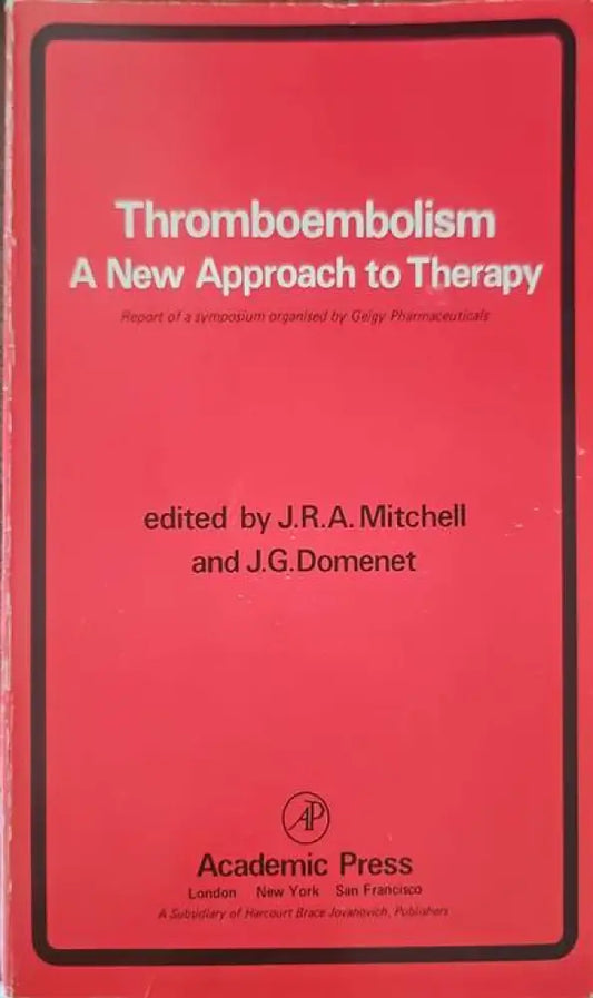 Thromboembolism: a new approach to therapy - Книги