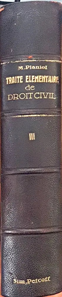 Traité Élémentaire de Droit Civil. Tome III (1099) - Книга