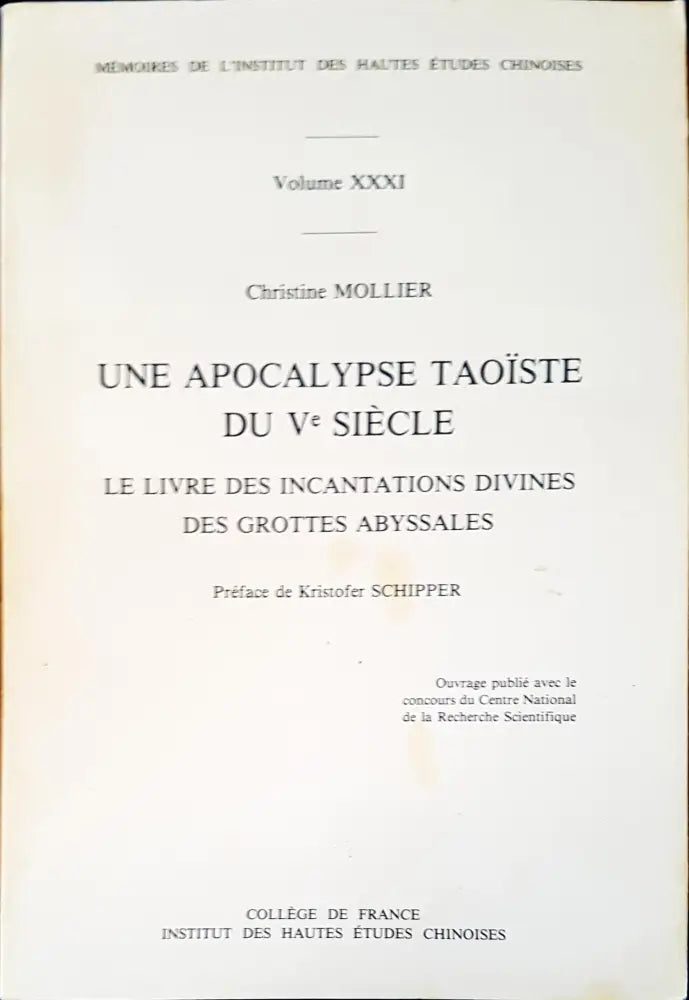Une apocalypse taoiste du ve siecle - Книги