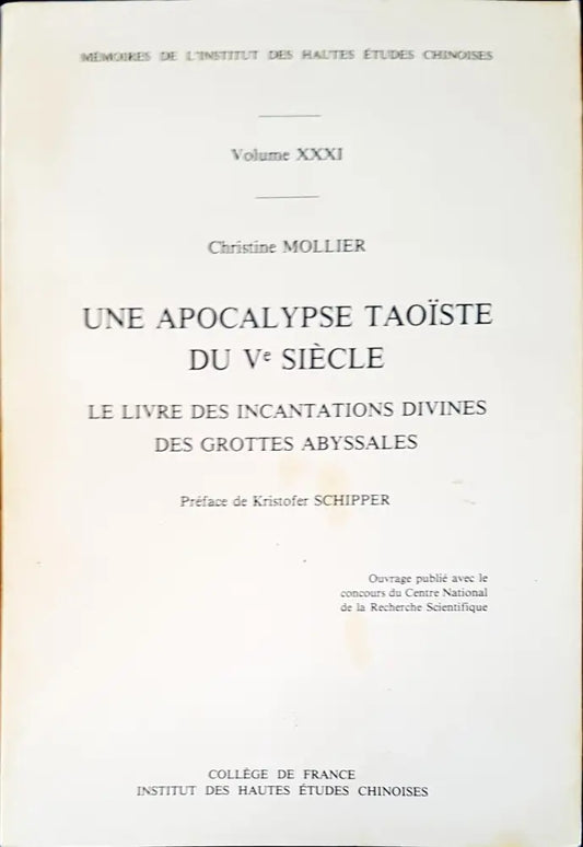 Une apocalypse taoiste du ve siecle - Книги