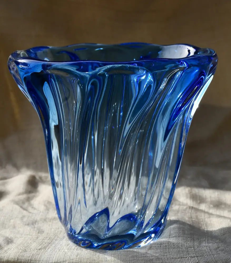 Ваза ’Vatel’ bleu на Рене Делвен - antique