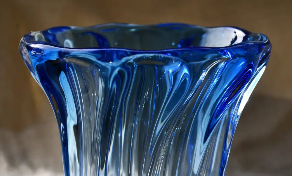 Ваза ’Vatel’ bleu на Рене Делвен - antique