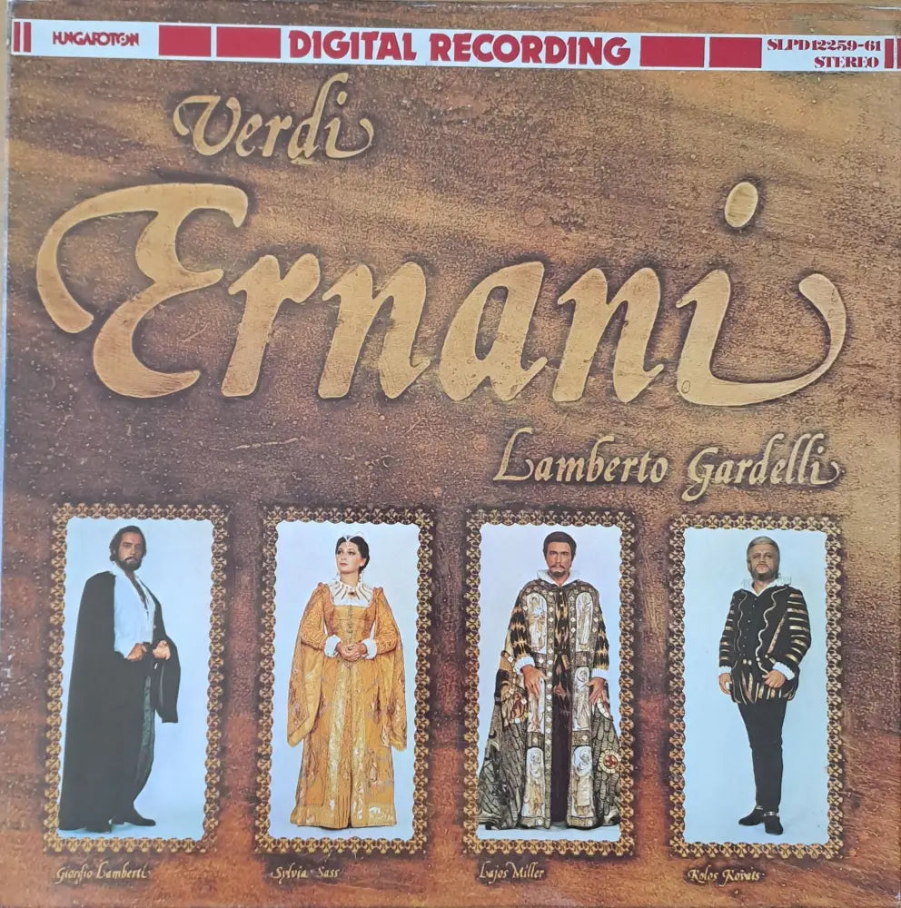 Verdi: Ernani. Conductor: Lamberto Gardelli троен албум - antique