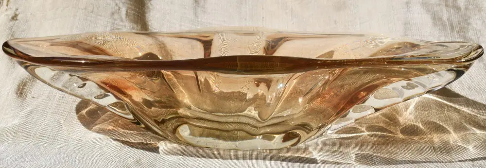 Vintage българско арт стъкло - centrepiece - antique