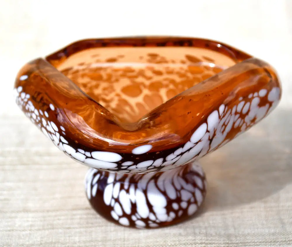 Винтидж art-glass пепелник/centrepiece - antique