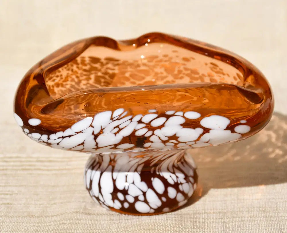 Винтидж art-glass пепелник/centrepiece - antique