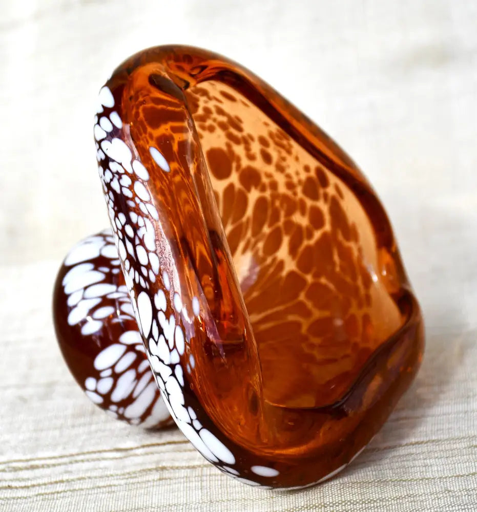 Винтидж art-glass пепелник/centrepiece - antique
