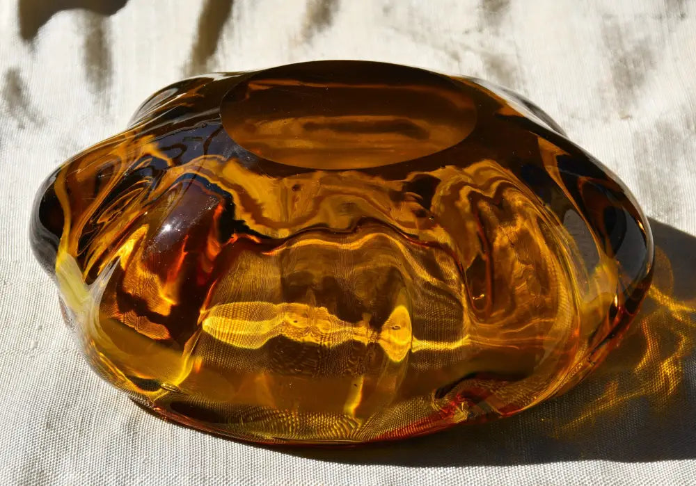 Винтидж art-glass пепелник/centrepiece от 1960-те - antique