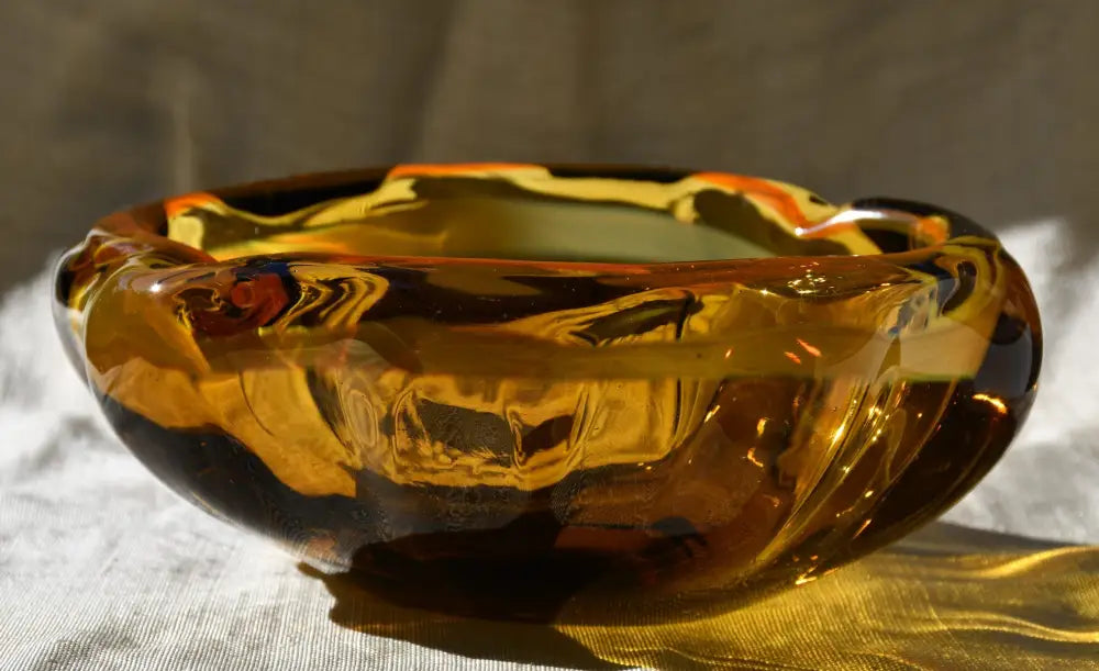 Винтидж art-glass пепелник/centrepiece от 1960-те - antique