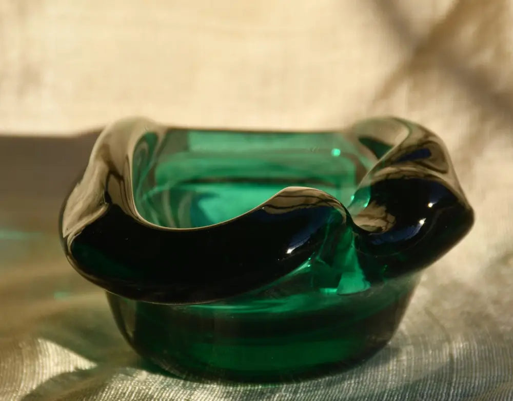 Винтидж пепелник - art glass (104421)