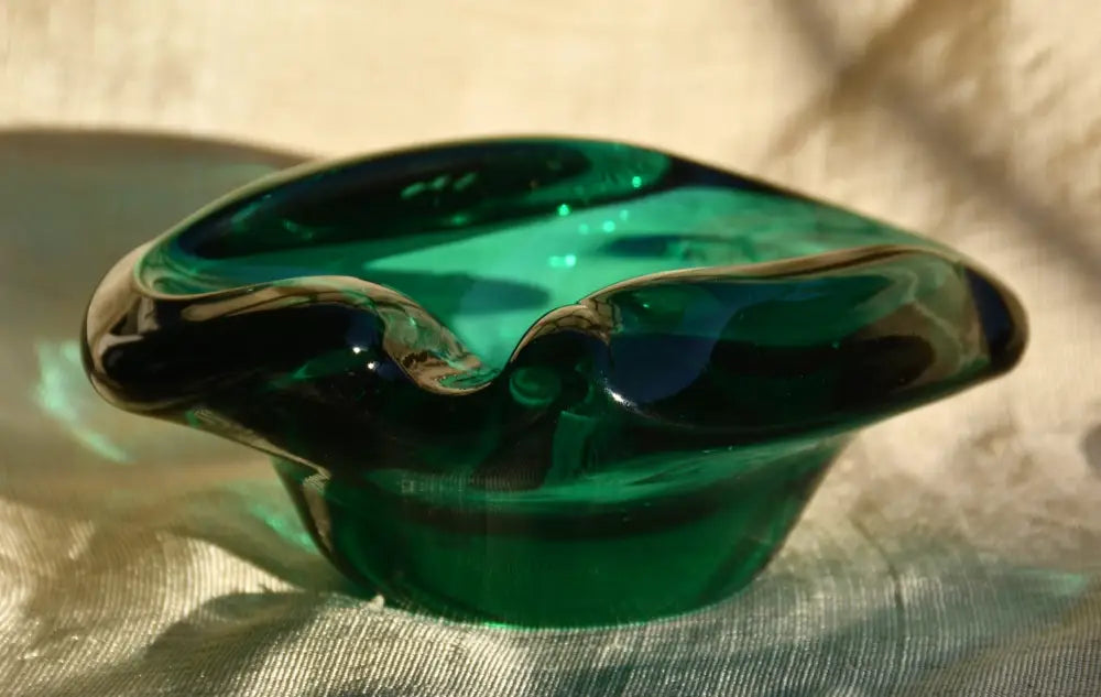 Винтидж пепелник - art glass (104421)