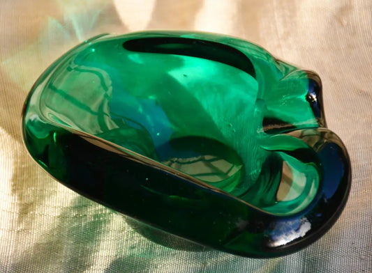 Винтидж пепелник - art glass (104421)