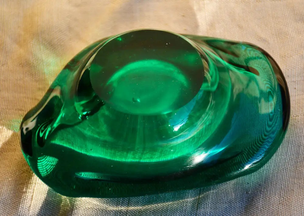 Винтидж пепелник - art glass (104421)