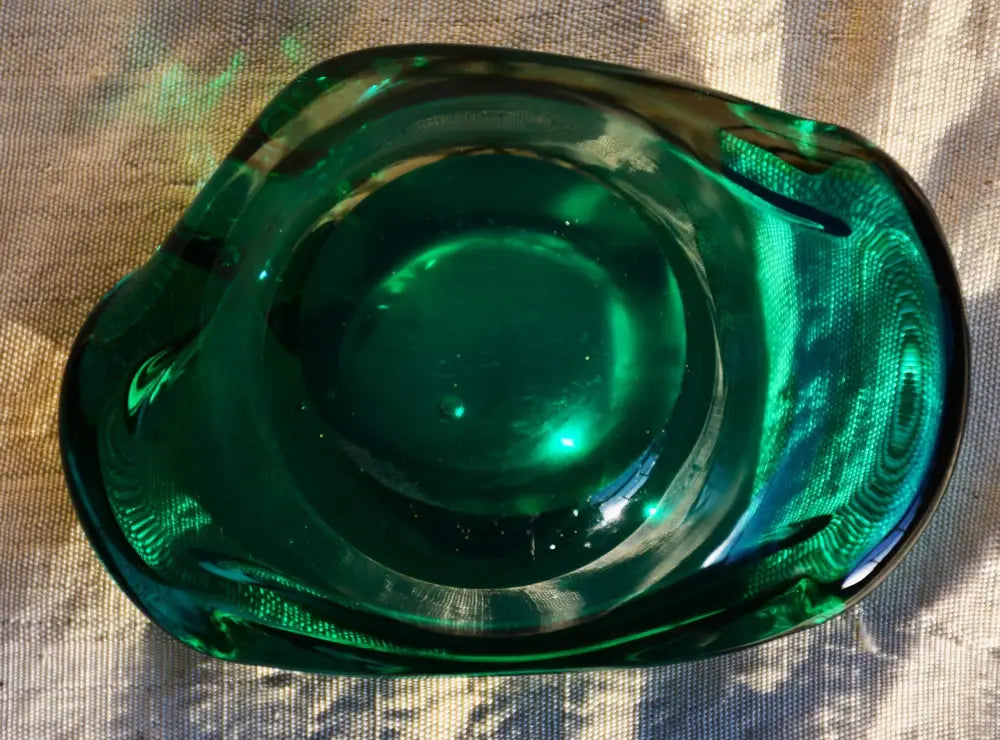 Винтидж пепелник - art glass (104421)