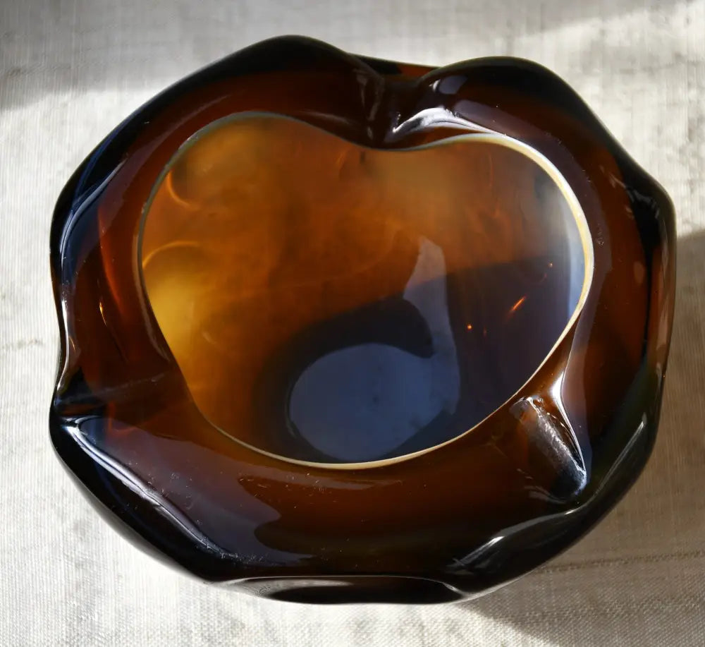 Винтидж пепелник - art glass - antique