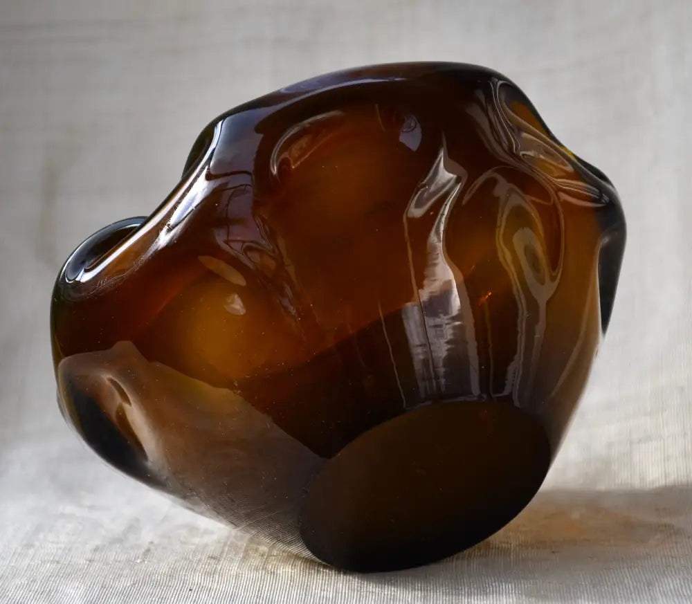 Винтидж пепелник - art glass - antique