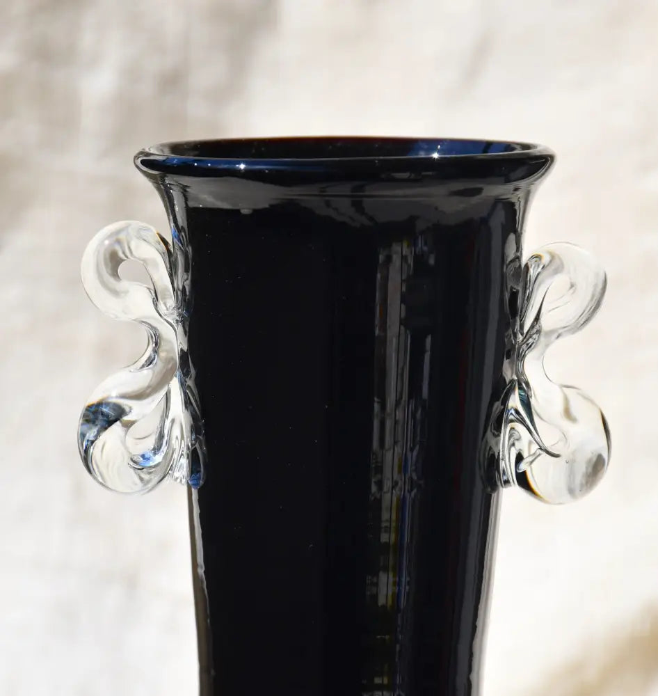 Винтидж полска art-glass ваза (60981) - Ваза